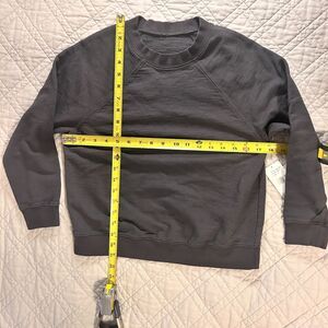 AG Adriano Goldschmied Women's Gray Raglan Crewneck Sweatshirt XS NWOT